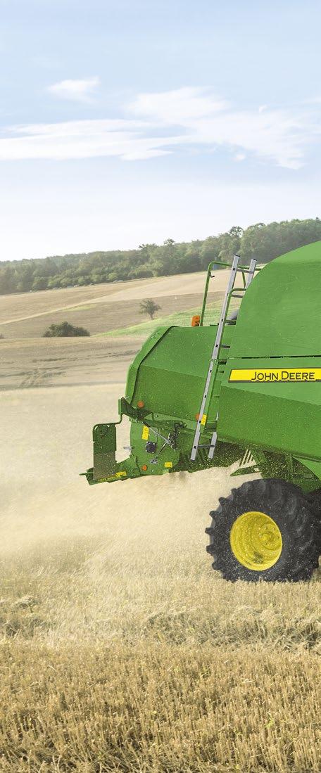 8 Smooth and easy feeding Our W300 and W400 Series combines are available with a wide range of header option to handle a wide range of crops with ease.