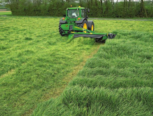 Three operations, three times as many tractor hours. Manage windrows. Work smarter. Many of our mower conditioners include grouper and spreading options to improve your windrow management.