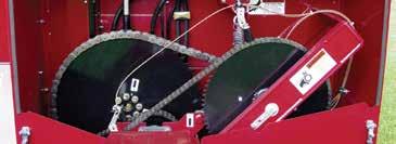 sprocket reduction system with heavy-duty chain, and