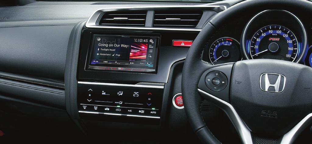 AUDIO & CONNECTIVITY // RS RANGE PIONEER CD/DVD For those who want to enjoy their music in their car, the Pioneer audio system provides a powerful & intuitive CD / DVD & Bluetooth capable unit.