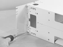 4.2 Mounting Brackets: 4.2.1 Open the mounting hardware bag which contains two mounting brackets, four 10-32 screws and four 12-32 rack mounting screws. 4.2.2 For 19" (48.