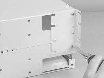 It is recommended that the box be cable configured before wall mounting. If access to the rear is required allow at least 3.5" (90 mm) above each wall mounted housing for removal of the housing top.