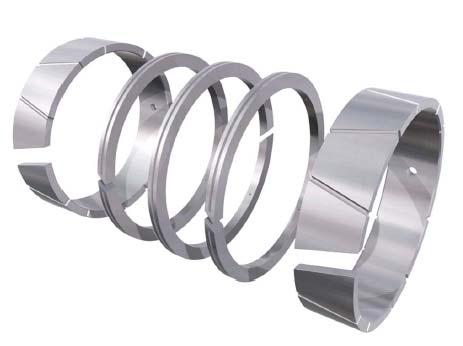 Rider Rings act as bearing ring and takes piston weight and half of piston rod weight.