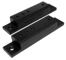 Motor Dampening Bars Standard Features: Reduced vibration and structure borne noise. Bolt or weld down design for easy installation. Four sizes accommodate NEMA frames 056C through 405TC.