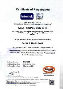CERTIFICATIONS & LICENSES QUALITY MANAGEMENT SYSTEM - ISO 9001 : 2008 OCCUPATIONAL HEALTH AND SAFETY MANAGEMENT SYSTEM - OHSAS 18001 : 2007 ENVIROMENTAL MANAGEMENT SYSTEM - ISO 14001 : 2004 COMPANIES