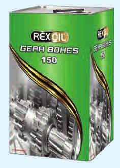 Industrial Gear Oils Rexoil Gear Boxes High performance against wear and friction High resistance to oxidation Superior protection against rust and corrosion
