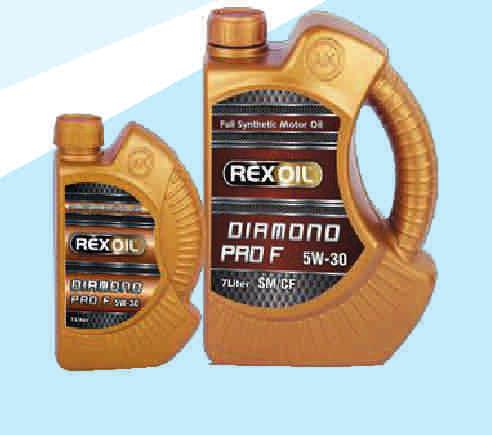 Rexoil Diamond Pro FE 5W-30 Rexoil Diamond Pro F 5W-30 Easier start in cold Low oil consumption Increases system efficiency by lowering exhaust gas emissions Excellent protection against wear