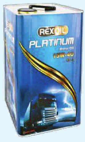 Rexoil Platinum 15W-40 It reduces maintenance costs, extends the service life of the engine.