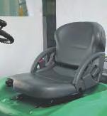 COMFORTABLE & FATIGUE-FREE OPERATION EVEN OVER LONG-HOUR OPERATION Suspension Seat and Cab Floating
