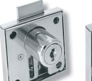 lock body & cylinder Steel rosette & keys 400 key combinations Drawer version.