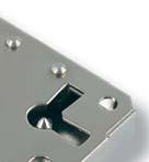 Nickel or bronze plated Locking system: For eurobit key - 1