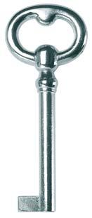 Zamak, matt nickel plated MODEL 0007 - effective shaft lenghts 35 mm
