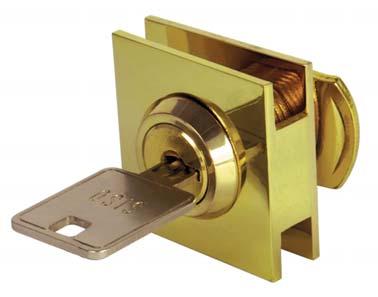 GLASS DOOR LOCK SWAN FOR -10 MM GLASS MODEL SWAN -10 3 Gold plated # 14.