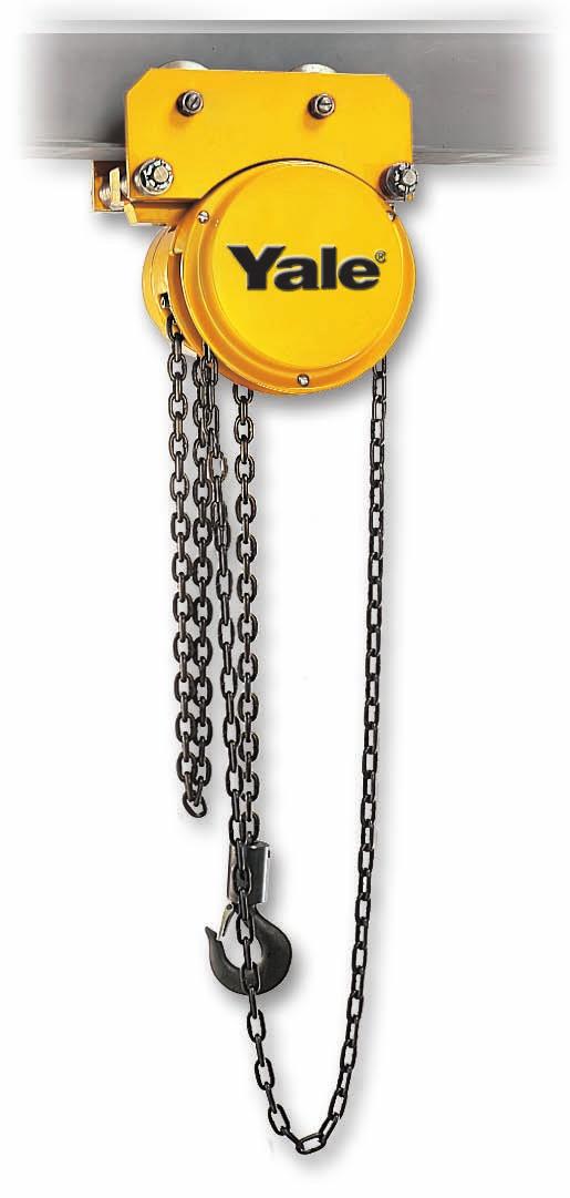 Yale Load King LTP, LTG Army Type Trolley Hoist Capacity range: / ton Same quality and performance as the Load King LH in a compact, low headroom integral trolley mount.