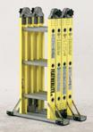 Approved Grade 1, ANSI Type 1 A NON-CONDUCTIVE MULTI-PURPOSE LADDER FOR COMMERCIAL OR RESIDENTIAL JOBS Compact