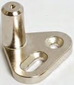 426272 nickel plated 20 Stop Plate for use with double doors fixes