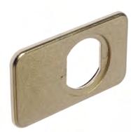 bolts or additional locks 326408 nickel plated 20 Back Plate