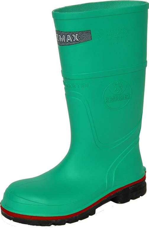 HESDB/R1 HAZMAX ESD BOOTS Pharmaceuticals Electronics A chemically protective Electro-Static Discharge (ESD) boot with an integral steel toe cap and vulcanized rubber sole for superior slip