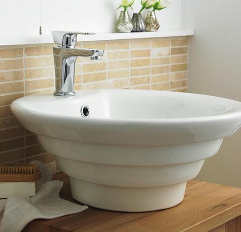 Counter Top s Wall Hung Basinsx Tap not included Waste not included H160 x W480 x D380mm NBV005 109.00 350mm Wall Hung Basin W350 x D280mm NCU832 41.