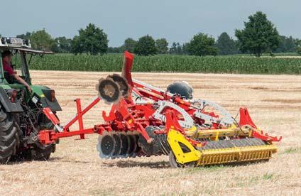 TERRADISC MULTILINE Extend the range of applications on the TERRADISC 3001 and TERRADISC 4001 PÖTTINGER's MULTILINE concept creates a true all-rounder for arable professionals.