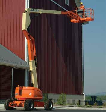 6 SRIS ARTICULATING BOOM LIFTS Performance Platform Height 6A 6 ft 5 in. 18.42 m 6AJ 6 ft 7 in. 18.47 m Horizontal Outreach 6A 39 ft 7 in. 12.7 m 6AJ 39 ft 9 in. 12.1 m Up and Over Clearance 26 ft 7 in.