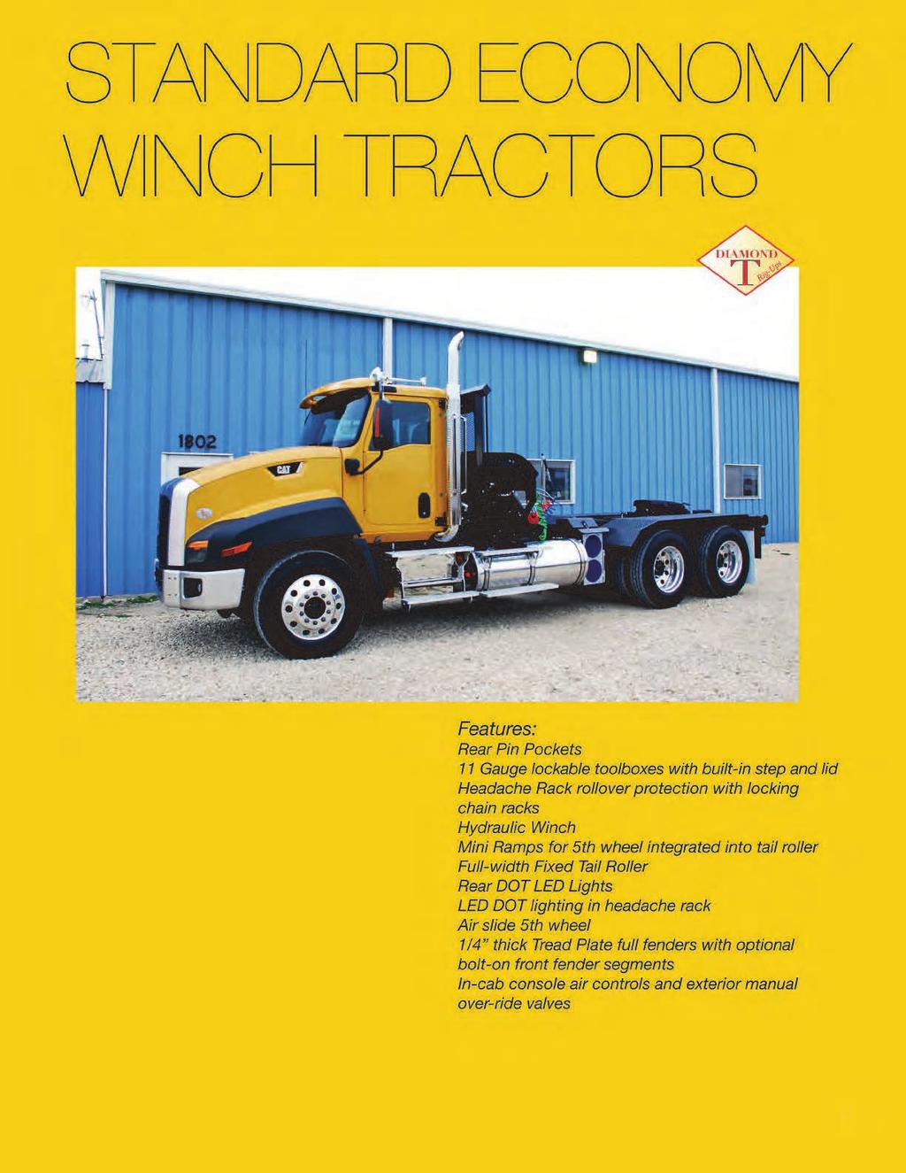 Lonestar s Standard Economy Winch Tractors are specifically designed to move