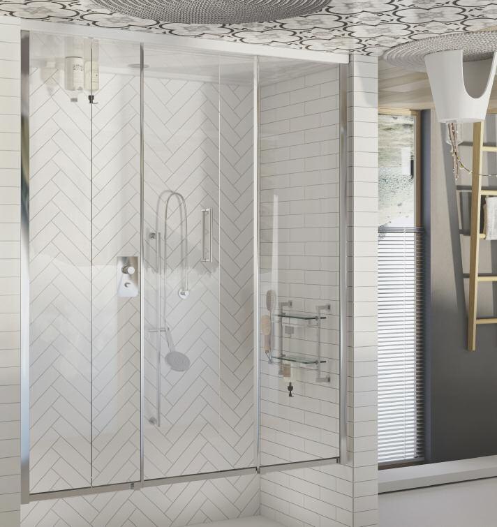 sliding shower doors sliding shower doors spirit 10 Spirit Sliding Door 10mm toughened glass, height 000mm Aluminium