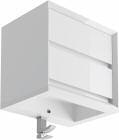 450/550 750 750 800 600 Serena Wall Mounted Cabinet Beveled edges Push to open door Soft close door Universally handed H 400