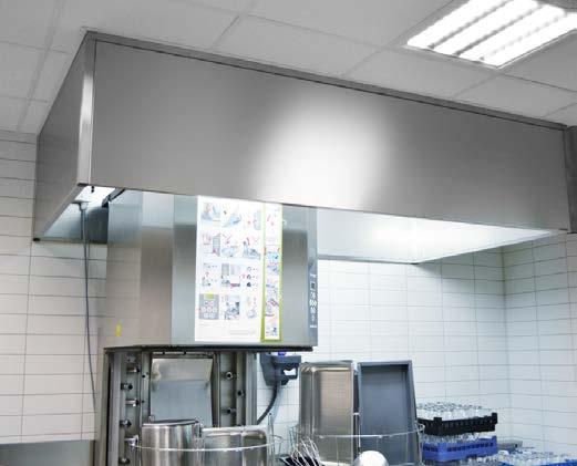 DIMENSIONS Hood height H = 550 mm or 50 mm. The length and width may be freely selected. If the length x width is greater than 000x800 mm, the hood is delivered in two or more modules.