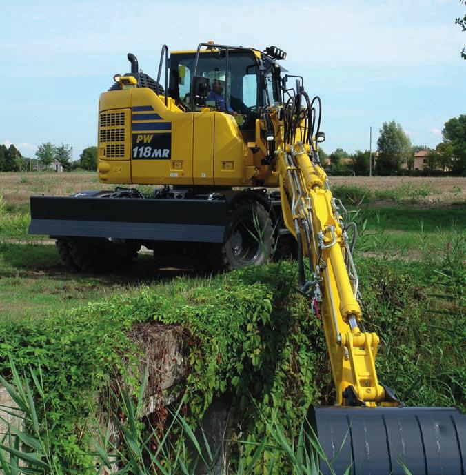 Powerful and Environmentally Friendly Higher productivity The PW118MR-11 is quick and precise.