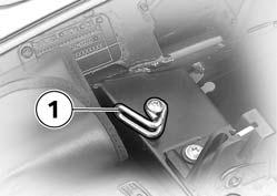 z Operation with OE Seat heating: Press down firmly at the rear of the seat. The seat engages with an audible click.