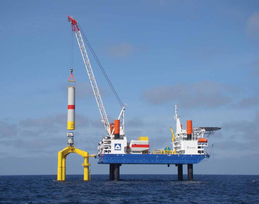 General Purpose Liebherr board offshore cranes mounted on a bottom-supported or floating offshore installation can be used for maintenance work as well as assembly, repair and supply of oil and gas