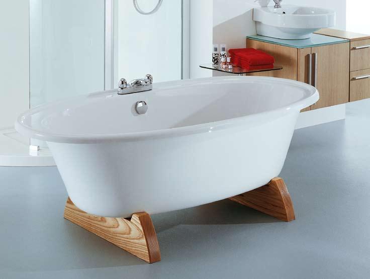Andante fs The concentric lines and lavish proportions of this spacious bath are both beautiful and functional.