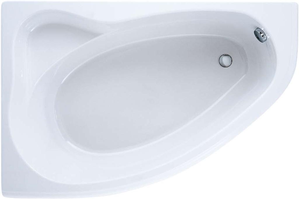 Arc Corner Bath This contemporary offset corner bath with excellent shoulder room is ideal for