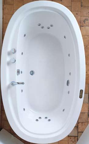 Whirlpool Systems 8, 12 & 18 jet Adamsez offer a wide selection of beautiful baths that have been designed for your comfort and relaxation.