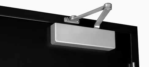 Unitrol arms combine the features of a double lever arm overhead door stop/holder with the backcheck feature of the door closer to reduce door stopping shock loads to a minimum.