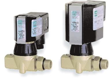 Buschjost 84660 / 84680 Pilot valve series Solenoid-type directly actuated angle seat valves 1,6 and 3,0 mm orifice (ND) 3/2, NC, GÊ / Ê NPT Port P female thread, port A male thread Compact design