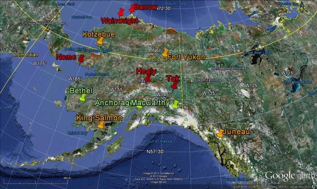 Alaska PV Study Purpose of the study: Determine the optimal solar panel orientation for Alaska
