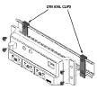 The DIN rail clips are compatible with the SunSaver, SunLight, SunSaver Duo, SunSaver MPPT, and SunLight MPPT.