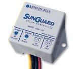 Charge Controllers PWM SunGuard Charge Controller The SunGuard uses the same charging circuit as the SunSaver. It is ideal where a 12-volt low-power controller is needed.