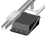 It has dual ground lugs, a universal DIN rail to mount fuse holders or terminal blocks, a wire strain relief clip and 1/2, 3/4 & 1 knockouts for running wires through the roof.