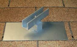 Shake Mount Flashing This 18" x 18"aluminum flashing is large enough to do a good job flashing on wood shake roofs. Available in mill finish, clear anodized or bronze anodized finish.