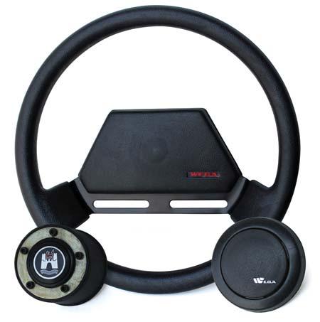 Spoke (features a 3 1/2" Dish) Steering Wheel Adapter Kit Fits all classic Grant Steering Wheels as well as many other 3 bolt Grant