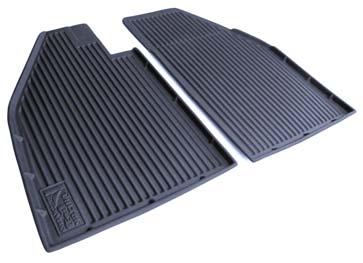 5825 All Weather Floor Mats - Black (fits '58-72) Rear Speaker Shelf Includes 5 1/4" Speaker Cutouts, and Pre-Cut 6"x9" Speaker Perforations.