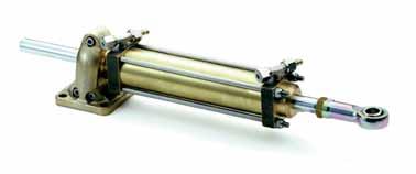 INBOARD STEERINGS Inboard steering cylinders Series CTB B C Main features Cylinder body in brass and stainless steel base Piston rod in stainless steel for a high corrosion resistance Adjustable base