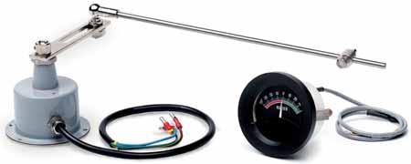 This set includes: rudder angle indicators which has a range from 0 to + 40, as well as a kit of angle transmitters, which comprises lever mechanism, a ball joint together with a rod to connect to