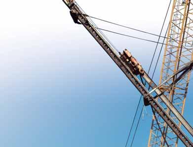 for special pile driving applications requiring large radii and large inclinations to