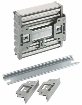 Alurail accessories Front panels for module profiles, natural-coloured anodised aluminium Model Order no.