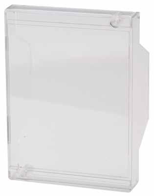 CombiNorm-Classic accessories Hinged hood, crystal-clear, 9 mm high Model Order no.