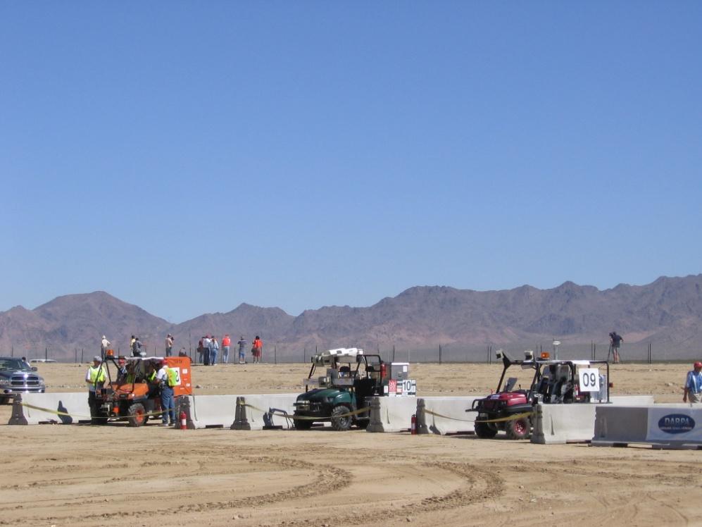 DARPA Grand Challenge II: The Desert Final course was